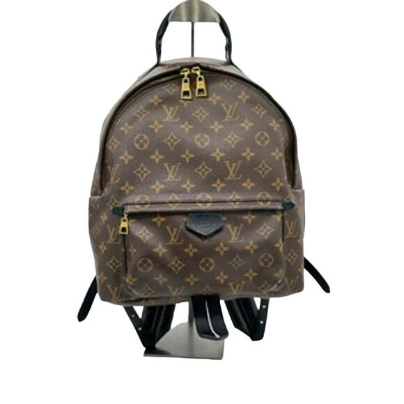 Louis Vuitton Macassar Palm Springs Backpack Mm Rucksack Brown*GREAT BAG - Picture 1 of 16